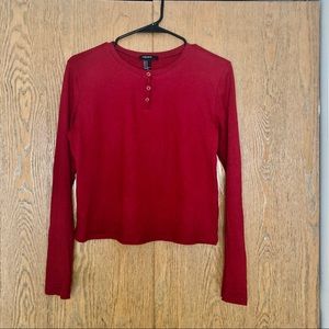 Long sleeve henley